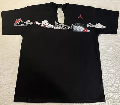 Brand New Nwt Vintage Retro Nike Air Jordan Sneaker T-shirt Mens Size Large • $32