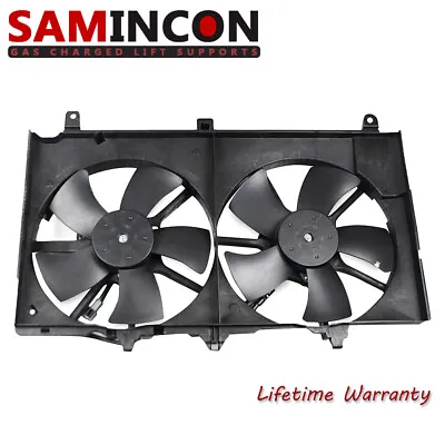 Radiator Cooling Dual Fan Assembly For Nissan 350Z 2003-2006 Infiniti G35 3.5L • $106.95