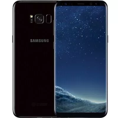 Samsung Galaxy S8 SM-G950U T-Mobile Unlocked 64GB Midnight Black Good • $89.99