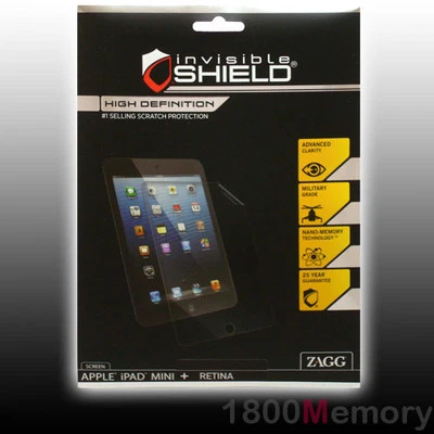 $18.91 • Buy ZAGG InvisibleShield High Definition Screen Protector Apple IPad Mini 2 3 Retina