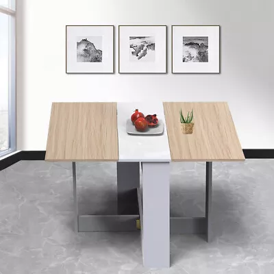 Dining Coffee Table Foldable Desk Movable Tables Furniture • $89