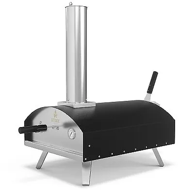 Stoke OUT2220112 Outdoor Patio 13  Wood Oven - Black • $179.99