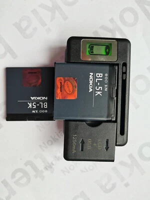 $13.63 • Buy BL-5K Battery + LCD Universal Charger For NOKIA N85 N86 8MP N87 2610S 701 Oro 