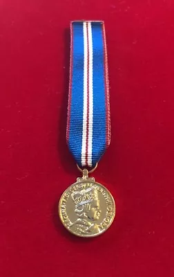 Queens Golden Jubilee Medal Miniature With Ribbon Qgjm  2002 • £5.99