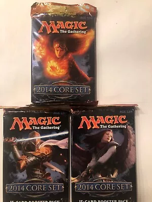 2014 Core Set MTG Booster Pack X 3 New Sealed Condition (RG) 4RCards • $44.95