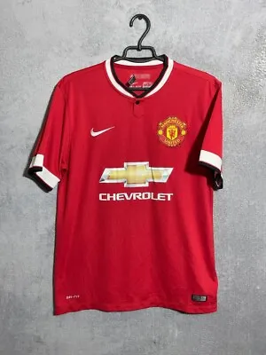 Manchester United Home Football Shirt 2014 - 2015 Jersey Nike Mens Size M • $33.99