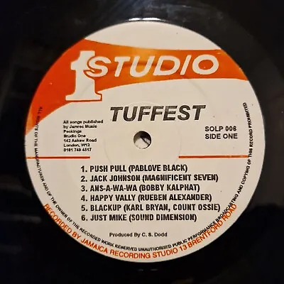 Studio One Vinyl Record- Studio 1 Tuffest - By Various Arists VG+ • £60