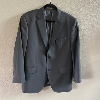 Vtg Peter Millar Sports Coat Mens 42S Gray Plaid Wool Jacket Blazer Union Made • $69.95