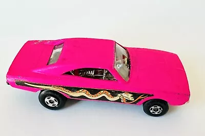 Vintage 1971 Lesney Matchbox Superfast No. 70 Pink Dodge Charger Dragster Mopar • $20