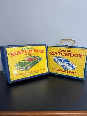 Vintage 1966  & 1968 Lesney Official MATCHBOX Cases In Fair/poor Condition • $20