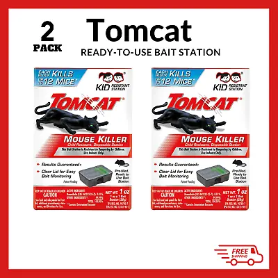 Tomcat Mouse Killer Rats Mice Rat Bait Station Rodent Poison Trap Fast Shipping* • $13.89