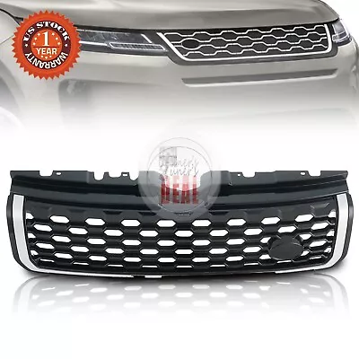 For Land Rover Range Rover Evoque 2012-2019 Black Chrome Front Grille Vent Grill • $86.39