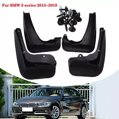 $53.99 • Buy Car Mudguard Mud Flaps Splash Guards Fender For BMW 3-Series Sedan 2012-2018 F30