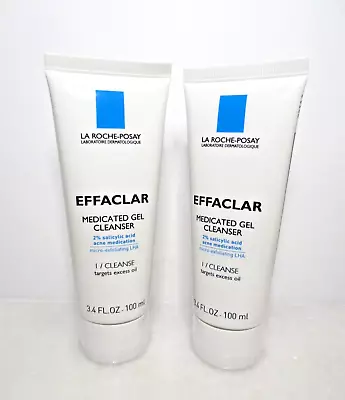 (2 PACK) La Roche-Posay EFFACLAR Medicated Gel Cleanser 3.4 Oz SEALED EXP 1/2026 • $19.98