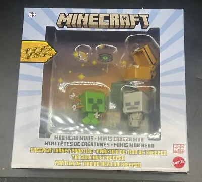 Minecraft Mob Head Minis Creeper Target Practice Figures New • $11.49