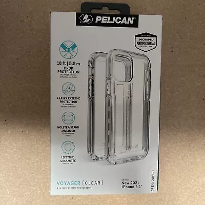 NEW Pelican Voyager Case For Apple IPhone 13  - 2021 6.1  Clear • $14.99