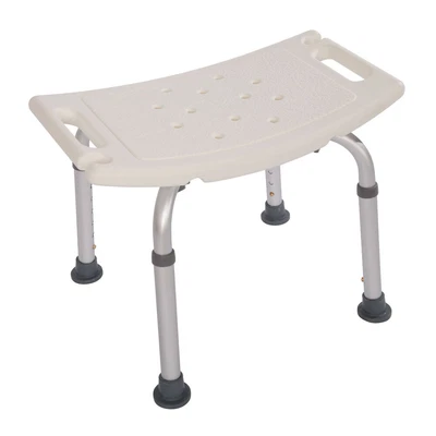 £29.49 • Buy White Bath Chair For Easy Showering - Lightweight Mobility Aid
