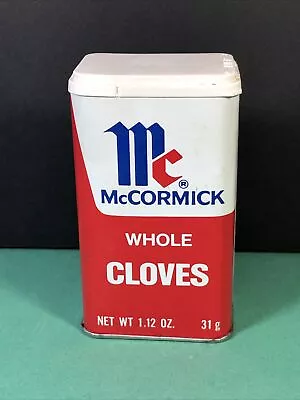 Vintage McCormick | Whole Cloves 1.12oz Tin | Empty • $4.99