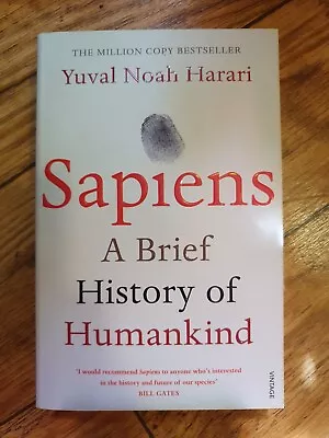 Sapiens: A Brief History Of Humankind By Yuval Noah Harari Paperback  • $15