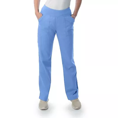 Landau ProFlex Women's Stretch Yoga Waist Straight Leg Scrub Pant - 2043 • $24.50