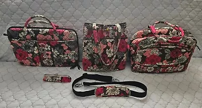 Mocha Rouge Vera Bradley 5pc. Set  For The Women On The Go Lightweight Travel!!  • $90