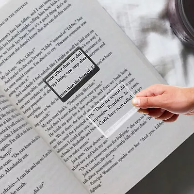 5PCS Credit Card Size Wallet Pocket Magnifier Magnifying Reading Glass • $12.41