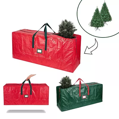 Heavy Duty Christmas Tree Storage Bag Fits 9FT Tall Xmas Trees Waterproof Xmas T • $51.95