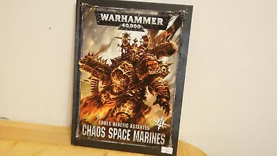 Warhammer 40000 Chaos Space Marines Codex Eighth Edition Hardcover Excellent • £10.99