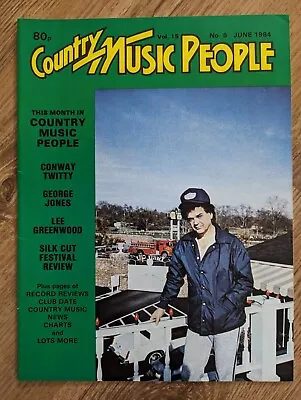 Country Music People Magazine June 1984 Conway Twitty George Jones Lee Greenwood • £6.50