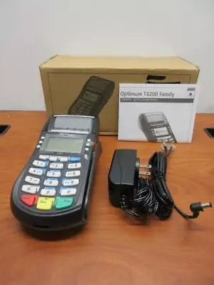 Hypercom T4220 Dual Com Terminal 24Mb EMV 010332-311R ZS - NOB • $199.99