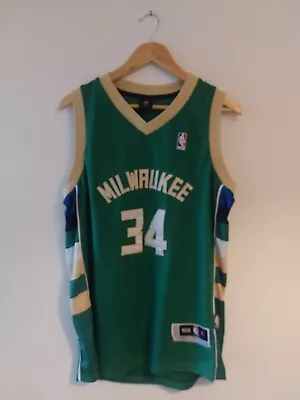 Milwaukee Bucks Nba Jersey XL • £20