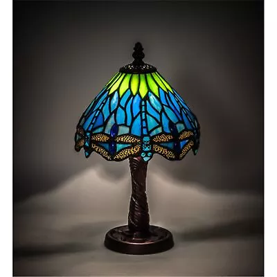 13  High Tiffany Hanginghead Dragonfly Mini Lamp • $239.51