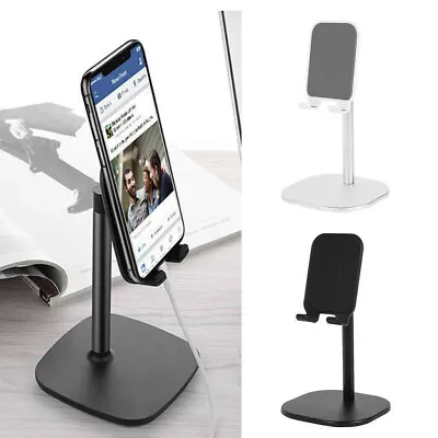 Mobile Phone Holder Stand Desktop Portable Table Desk Mount For IPhone IPad Tab • £8.99