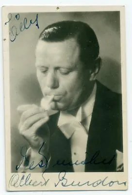 ALBERT BURDON Comedian MUSIC HALL Theatre MUSICAL COMEDY -INK SIGNED Autograph  • £6