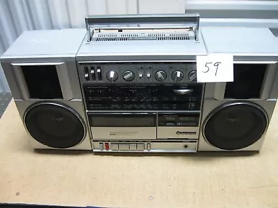 Hitachi Model TRK-9100H Boom Box; Radio Not Working; For Parts Or Restoration • $30