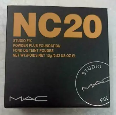 MAC STUDIO FIX POWDER PLUS FOUNDATION NC20 Net Wt.15g/0.52 US OZ • $18.99