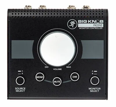 Mackie Big Knob Passive Studio Monitor Controller • £73.55