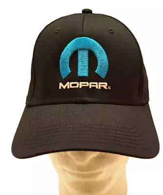 Mopar Ball Cap Hat Black Embroidered Strap Back W/Tag • $11.24