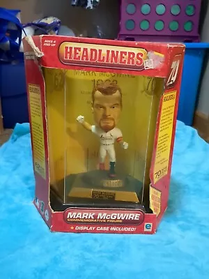 Vintage Mark McGwire Commemorative Figure In Box With Display Case • $5