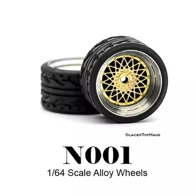 1/64 Scale Alloy Wheels M01A-N024 • $9.99