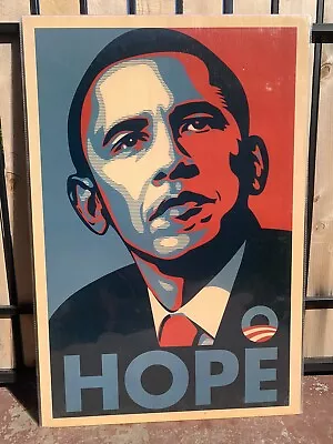 Barack Obama Hope Political Campaign Art Cool Wall Decor Art Print Poster 24x36 • $19.99