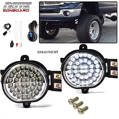 Fit For 2002-2009 Dodge Ram 1500/2500/3500 32 Super Bright LED Fog Lights LH+RH • $32.99