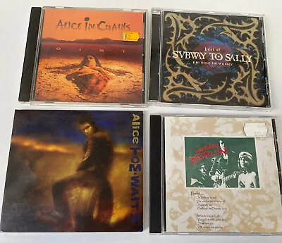 Mixed CD’s ALICE IN CHAINS SVBWAY To SALLY Die Rose Wasser Lou Reed Tom Waits • $15