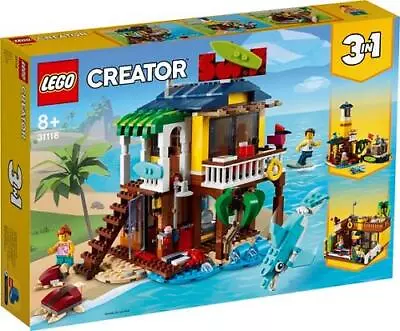 31118 LEGO® CREATOR Surfer Beach House - NEW (No Ship To WA/NT) • $99.94