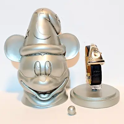 *READ Broken* Disney Sorcerer Mickey Mouse Fantasia Resin Bust W/ Watch • $49.95