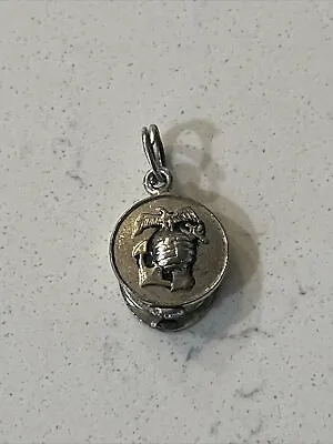 Vintage United States Marine Corps Hat Charm - Sterling?? • $5.75