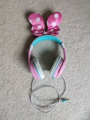 Kid Safe Disney© Minnie Mouse Headphones With Volume Limit Technology • $5