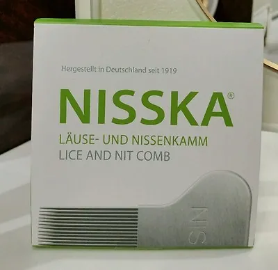 Special NISSKA Comb Lice Nit Stainless Steel Rid Headlice Lice Free Fast & Easy • $42.20