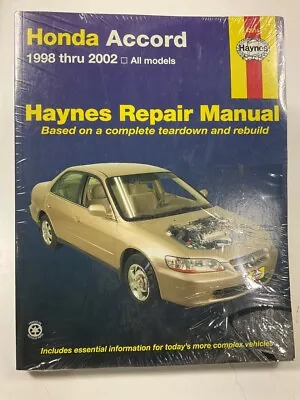 Haynes 42014 Repair Manual For 1998-2002 Honda Accord - SEALED • $22.99