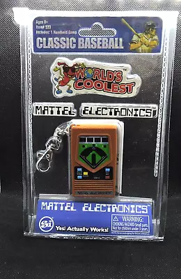 Mattel Electronics Classic Baseball Electronic Handheld Keychain • $12.88